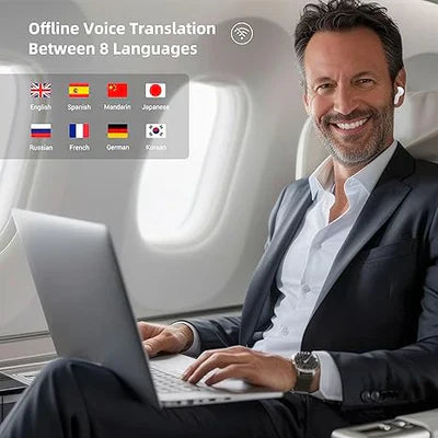 EchoWave™ Translator Earbuds – Real-Time Language Translation & Crystal Clear Sound