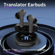 Smart Translation Earbuds: Real-Time Voice Translator with 144 Languages, Online/Offline Support, Four Translation Modes, and 98% Accuracy - Thumbnail 1