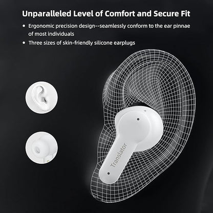 EchoWave™ Translator Earbuds – Real-Time Language Translation & Crystal Clear Sound